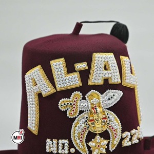 Haute qualité personnalisé flambant neuf 2025 personnalisé sanctuaire Fès personnalisé Temple marron AL-ALI TEMPLE Shriner Fezzes - Product Image 3