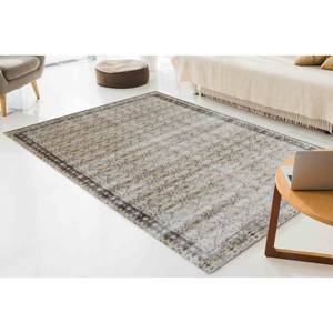 Tapis imprimé au design marocain : Décoration antique, turc, vert, cuisine, doux, grand, avec poils doux - Product Image 1