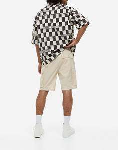 High Quality Men's 100% Cotton <b>Animal</b> Print Casual Summer Shorts Quick-dry Breathable High Waist Drawstring Closure Custom Logo - Product Image 3