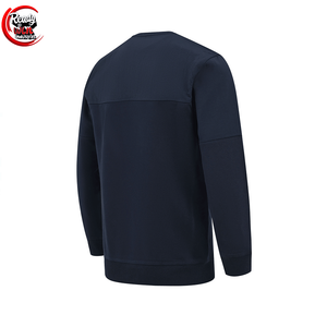 OEM Hombres Peso Pesado 100% Algodón Cuello Redondo Sudadera De Gran Tamaño Casual Pullover Fleece Sólido Para Invierno Esenciales Personalizados - Product Image 2