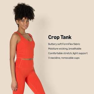 Débardeur Active Form Flex pour femme avec support léger et doux avec logo avant de qualité unique Logo avant de qualité unique - Product Image 2