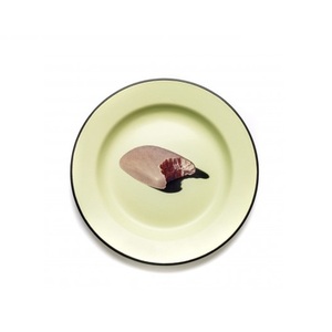 Enamel Finishing Metal Charger Plates Rounded Shape Hotel Restaurant Dinnerware Table Decoration Fruits Serving Plate - Product Image 4