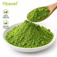 Poudre de Matcha biologique de qualité cérémonielle Yibenef pour les lattes et les smoothies, vente en gros en vrac, marque privée, poudre de thé vert