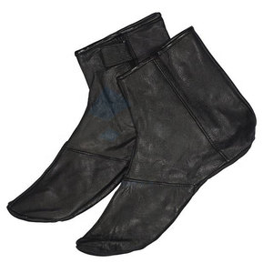 Calcetines de cuero marrón unisex hechos a medida con cremallera calcetines de equitación hechos a mano motocicleta a caballo equipo Medieval - Product Image 2