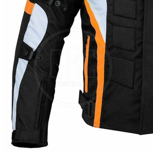 Meilleur prix Veste en Cordura à col montant confortable pour homme Vestes en Cordura teintées en cuir de vache à vendre - Product Image 4