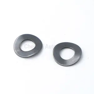 DIN137B BLACK Steel Wave Spring Washers M3-M36 304 A2-70 Stainless Steel Curved Wave Crest Shape Elastic Gasket Spring Washer