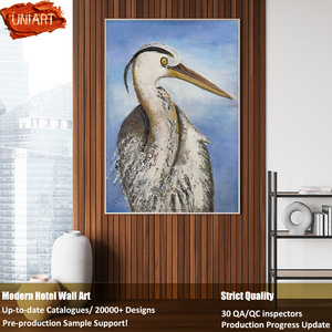 UNIART personnalisé oiseau <span class=keywords><strong>de</strong></span> <span class=keywords><strong>mer</strong></span> Portrait toile <span class=keywords><strong>peinture</strong></span> à l'huile pur à la main impressionnisme Animal peint à la main <span class=keywords><strong>oiseaux</strong></span> <span class=keywords><strong>de</strong></span> <span class=keywords><strong>mer</strong></span> <span class=keywords><strong>peinture</strong></span> à l'huile oeuvre - Product Image 2