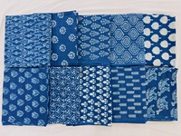 Bikini en coton biologique 100% fait main en Inde, satiné, imprimé floral indigo personnalisé, grande taille, écologique, respirant, vêtements de plage d'été