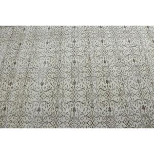 Alfombra Turca Vintage de 4.7x8.2 pies (142x250 cm), Alfombra Blanca de Estilo Suroeste - Product Image 5