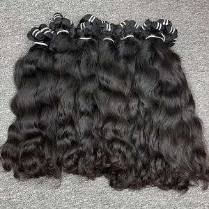 Vente en gros de haute qualité 100% Remy vietnamien lâche vague profonde trame de cheveux un donneur faisceaux vague naturelle meilleur prix - Product Image 2
