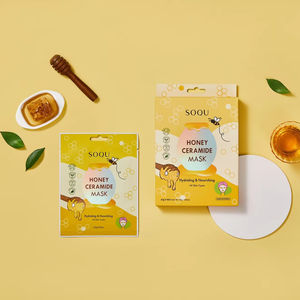 Masque au miel (5/BOÎTE) SOQU MASQUE HYDRATANT ET NOURRISSANT AU MIEL ET À LA CÉRAMIDE _K beauty - Product Image 3