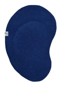 Tapis ovale en laine tufté à la main, motif galet, avec design de contour doux, pour la décoration moderne des salons et des chambres. - Product Image 4