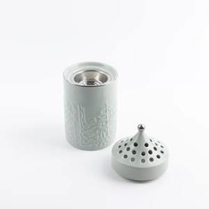 Brûleur d'encens en métal arabe argent or de luxe | Brûleur de Bakhoor Oud artisanal | Article de cadeau de décoration islamique | Printemps été - Product Image 6