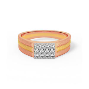 แหวนวงเพชรทันสมัยสำหรับผู้ชายที่มีรูปทรงหลากหลาย - ดีไซน์หรูหราสำหรับทุกโอกาส - Product Image 1