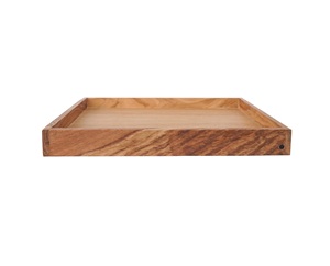 Bandeja de servicio de algas marinas de forma cuadrada de lujo bandeja de servicio de hierba marina de jacinto de agua antigua moda única para la decoración de la cocina del hogar - Product Image 1