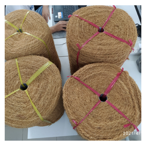 Prix de gros de corde de noix de coco naturelle, corde de coco de 100% corde de coco de noix de coco écologique pour l'agriculture et l'artisanat en macramé - Product Image 1