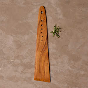 Teak Spatula with <b>Herb</b> <b>Cutter</b> Acacia wood spatula - Product Image 2