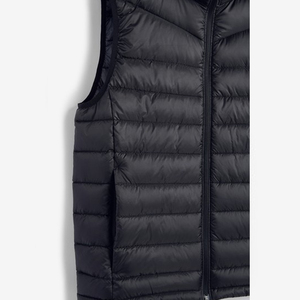 เสื้อกั๊กขนเป็ดแขนกุดระบายอากาศแบบลำลองสำหรับผู้ชาย2025ฤดูหนาวกำหนดสีเองได้ - Product Image 3