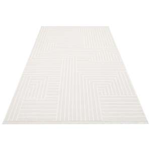 Alfombra Moderna Beige Netline CN014, 100% Acrílica, No Desprende Pelusa, Fácil de Limpiar, Duradera para Dormitorio, Estudio, Niños - Home Depot - Product Image 3