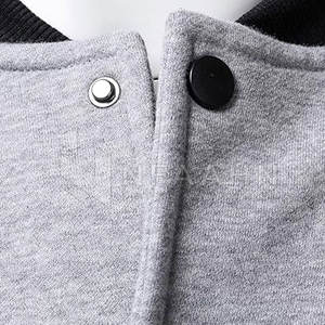 Veste d'hiver pour hommes de style Letterman la plus populaire col montant avec similicuir coton marque privée quantité en vrac - Product Image 4