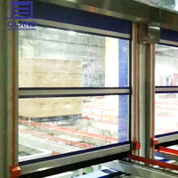 Portes à enroulement rapides en PVC étanches pour salle blanche avec garantie d'un an pour l'intérieur des entrepôts