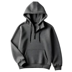 Sudadera con capucha de invierno para mujer, de forro polar grueso de 320 GSM, transpirable, ecológica, informal, con cremallera frontal, OEM ODM - Product Image 3