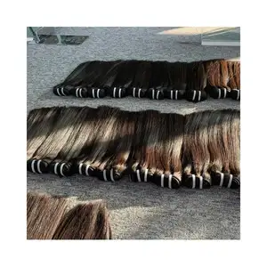 Le modèle de cheveux le plus vendu 2023 super brillant solide avec une épaisseur de cuticule SDD 24 pouces extension de cheveux longs