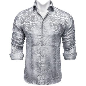 <span class=keywords><strong>Chemise</strong></span> Habillée <span class=keywords><strong>Homme</strong></span> Grande Taille Rouge Cachemire Boutonnée Décontractée Manches Longues Jacquard <span class=keywords><strong>Fleurie</strong></span> pour <span class=keywords><strong>Mariage</strong></span> - Product Image 5