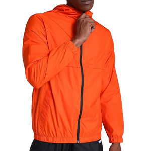 Chaqueta Cortavientos de Primavera de Alta Calidad para Hombre, Chaqueta Anorak de Nailon con Media Cremallera y Capucha, Personalizable - Product Image 1
