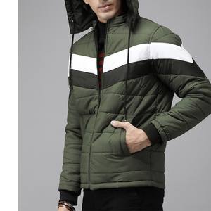 2 en 1 Manches détachables et capuche Vestes de bombardier élégantes pour hommes 10% Off Windbreaker Spring Ski Down Padded Bomber Parka Jacket Men - Product Image 4