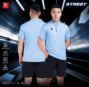 Polo de sport unisexe en tissu de haute qualité à séchage rapide Chemise de sport de fitness personnalisée pour adultes Meilleur prix Street Fashion-Jp - Product Image 3
