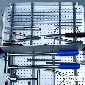 Juego de instrumentación de uñas de acero inoxidable alemán de alta calidad, caja elástica, instrumentos quirúrgicos manuales - Product Image 2