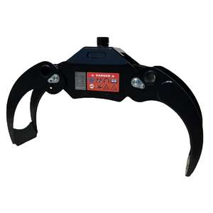 מחפר בוסוורת' עם כף הריסה, גרפל הידראולי לעצים, מנוף לעצים - Product Image 2