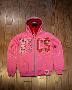 Heavyweight Streetwear Hoodie Cropped Screen Printed Heavyweight 500gms Acid Wash With Stones Hoodie Cotton for Men - Product Image 4