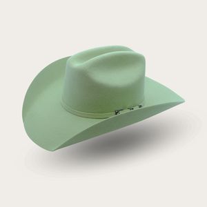 Chapeau de cowboy en feutre brodé à la main, à large bord, plusieurs couleurs disponibles, pour usage décontracté en extérieur, unisexe, toutes saisons - Product Image 2