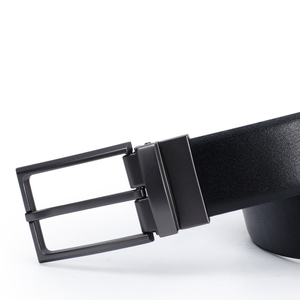 Ceinture décontractée élégante en peau de vache noire pour garçons, robe formelle à haute élasticité, sangle de loisirs avec longueur personnalisée et boucle en acier - Product Image 6
