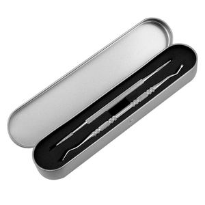 Lime à ongles incarnés et curettes avec étui de rangement, 100 % acier inoxydable, outil de soin des ongles des pieds, instruments de podologie double face - Product Image 1