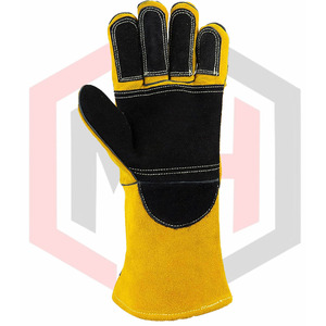 Gants de soudage en cuir de vache fendu résistant à la chaleur extrême - Product Image 2