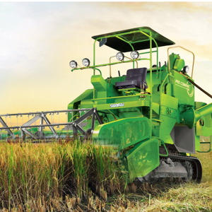 Nouvelle ferme utilisée machine automatique de récolte de maïs moissonneuse-batteuse noyau de moteur haute productivité 35-100 HP environnement Mini à vendre - Product Image 1