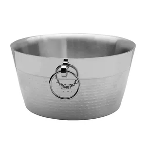 Bañera de bebidas de doble pared de acero inoxidable de lujo de alta calidad para bebidas refrigeradas y eventos | Venta al por mayor a granel de OEM - Product Image 2