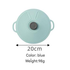 CP01 Couvercle de <span class=keywords><strong>Pot</strong></span> en Silicone Anti-Débordement, Couvercle de Scellage pour Vaisselle, Protection contre les Éclaboussures d'Huile, Couvercle de <span class=keywords><strong>Pot</strong></span> Réutilisable - Product Image 2