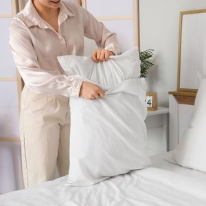 Housse de coussin en coton 100% doux, style minimaliste, pour canapé - Product Image 2