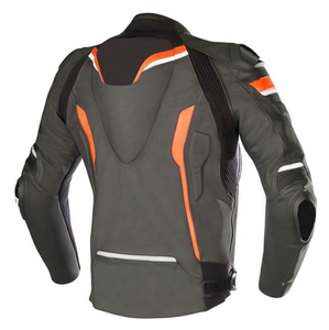 Venta al por mayor de alta calidad de cuero de vaca chaqueta de Moto/chaqueta de protección de motociclista - Product Image 5