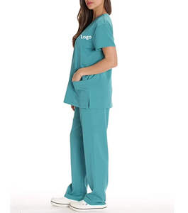 Conjunto de Uniformes Médicos de Primera Calidad para Mujer, Uniforme de Hospital Unisex para Personal de Salud, Diseño Personalizado al por Mayor - Product Image 4