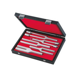 Diapasons, lot de 5, dans un étui de protection, instrument de diagnostic médical de précision, conception d'instruments médicaux - Product Image 1