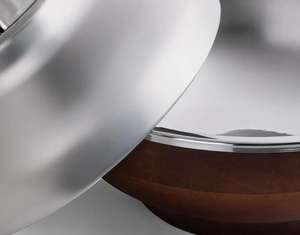 On Top Selling Ramadan Classic Look Moyen-Orient Couvercle en métal décoratif Chauffe-plats Buffet Hotpot Casseroles Hot Pot en bois - Product Image 2