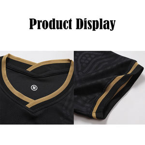 Ensemble d'uniformes de football d'équipe personnalisé unisexe, séchage rapide, 100% polyester, maillot et short, OEM ODM, vente en gros de kits sportifs - Product Image 3