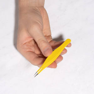 Venta al por mayor de alta calidad, suministro de pestañas, pinzas de extensión de pestañas de injerto personalizadas, etiqueta privada de acero inoxidable de LOHAR ORTHOPEDIC - Product Image 3