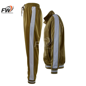 Conjunto Deportivo Personalizado para Niños y Hombres, Chaqueta con Cremallera Sublimada para Fútbol, 100% Poliéster - Product Image 3