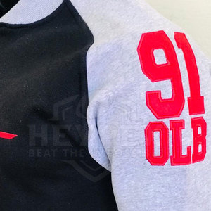 Sudaderas con capucha de diseño superior para hombre para invierno, ropa de calle superventas, bordado de manga frontal, patrón sólido, stock teñido liso de alta calidad - Product Image 6